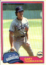 1981 Topps Baseball Cards      512     Gary Thomasson
